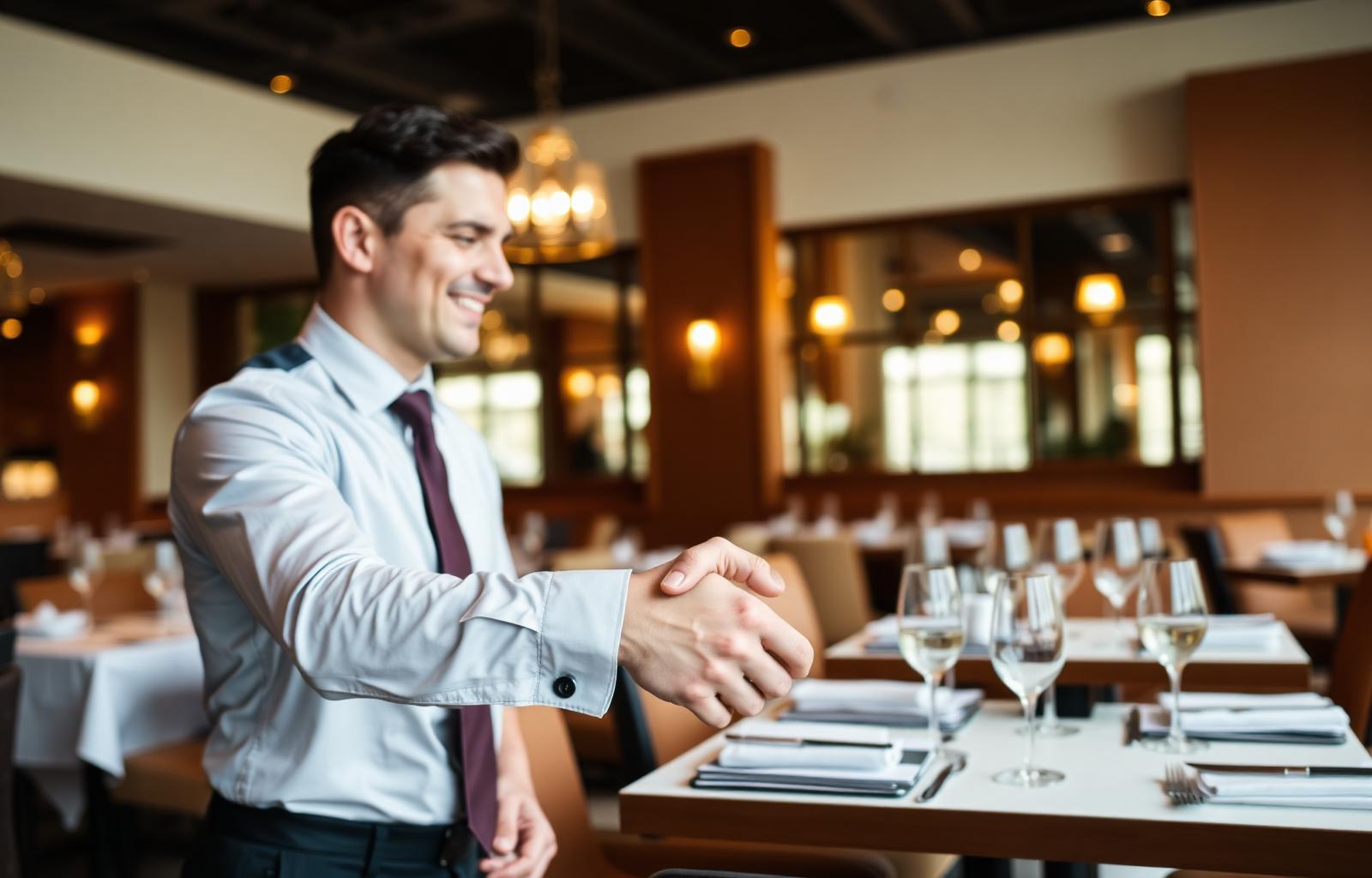 Closing a restaurant deal