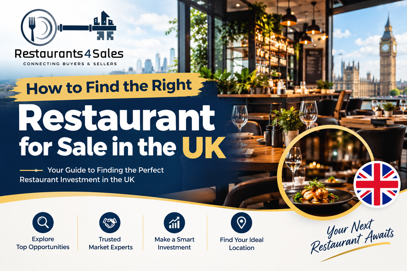 How to Find the Right Restaurant for Sale in the UK